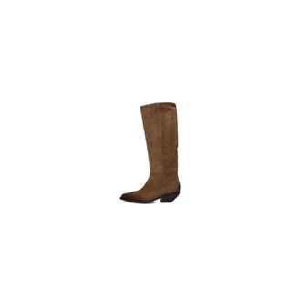 Elena Iachi Schoenen, Dames, Bruin, 38 EU, Su&egrave;de, E4759 Hoge Su&egrave;de Laarzen