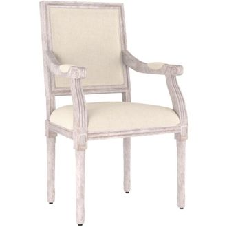 vidaXL Poltrona 54x59x99 cm in Lino Vidaxl