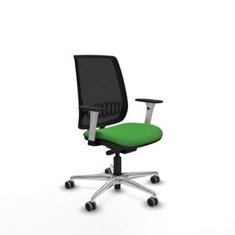 Piqueras y Crespo Silla De Oficina Piqueras Y Crespo Alares Negro Blanco Ajustable