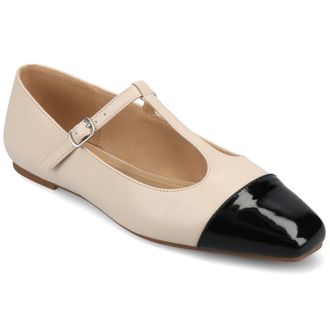 Journee Collection Women & apos;s Theah Medium and Wide Width Dress Flats