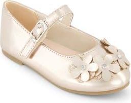 Jessica Simpson Kids Amy Petal Mary Jane Flat in Champagne at Nordstrom Rack, Size 6