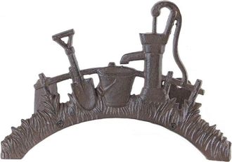 OEM Soporte De Pared Para Manguera De Hierro Fundido - 27,2 X 19 X 13,2 Cm - Soporte De Pared De Metal Antiguo