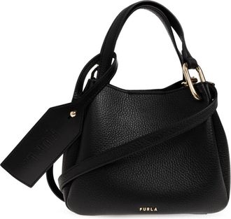 Furla Nuvola Mini Bag - Dames - Handtassen - Zwart - ONE Size - Leer - Tassen