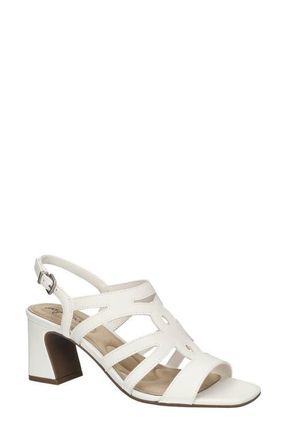Easy Street Divine Slingback Sandal in White at Nordstrom, Size 5.5