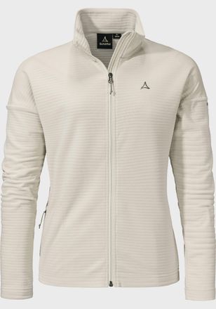 Sch&ouml;ffel Fleecejacke SCH&Ouml;FFEL CIRC Fleece Jk Style Smue WMS, Damen, Gr. 36, beige (9040, natur), Oberstoff: 100% Polyester, regular fit, hoch geschlossener Aus