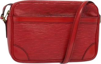 Louis Vuitton Pre-owned Vintage Cross Body Bag - Dames - Vintage Schoudertas - Rood - ONE Size - Leer - Vintage