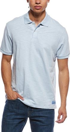 Scotch & Soda Panel Washed Slub Polo Shirt