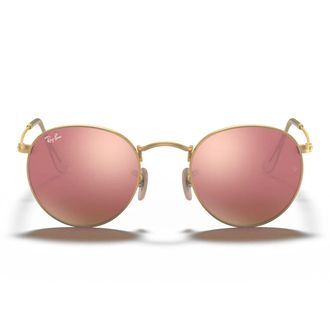 Ray-Ban Sunglasses Rb3447 112/Z2 Round Metal Gold/Brown Unisex