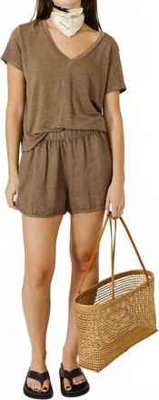 Velvet Jaden High-Rise Short In Nomad