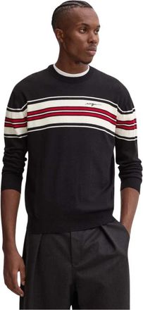 Msgm Swm 01I Trui - Heren - Ronde hals truien - Zwart - S - Wol - Truien & Vesten