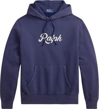 Ralph Lauren The Ralph Logo Hoodie - Heren - Hoodies - Blauw - XL - Katoen - Hoodies & sweatvesten
