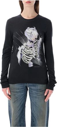 Our Legacy Strain Slim Longsleeve - Dames - Longsleeves - Zwart - L - Katoen - Tops