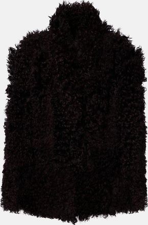 Nour Hammour Amara shearling coat