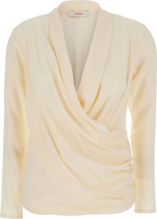 Jucca Blouse - Dames - Blouses - Beige - M - Overhemden