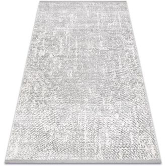 RugsX Rugsx - Alfombra Tuls Estructural, Franjas 51325 Mezcla Marfil / Gris Grey 80x150 Cm