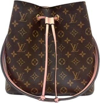 Louis Vuitton Pre-owned Bucket Bags, female, Brown, Size: ONE SIZE Pre-owned Vintage Monogram Shoulder Bag