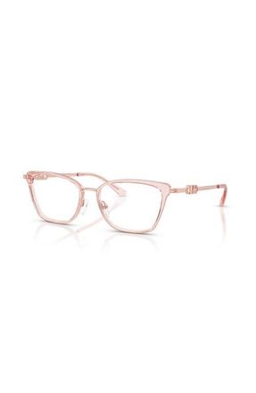 Michael Kors 49mm Rectangle optical glasses in Pink at Nordstrom