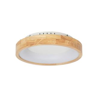Lucande L&aacute;mpara De Techo Led samvel En Marr&oacute;n Madera - Lucande