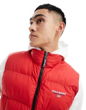 Polo Ralph Lauren Sport Capsule - Gilet rosso