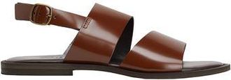 8 by YOOX POLISH LEATHER MULTI-STRAP SANDAL