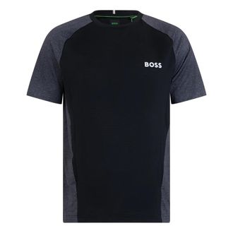 HUGO BOSS Tops, Heren, Zwart, XL, Polyester, T-shirt met korte mouwen