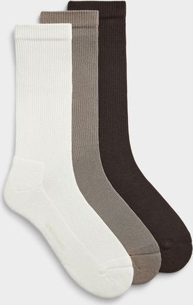 Le 31 Mens Padded stretch ribbed socks 3-pack