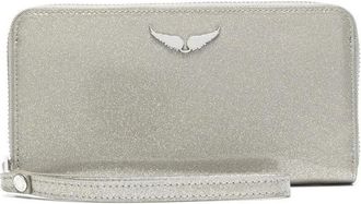 Zadig&Voltaire Accessoires, Dames, Grijs, ONE Size, Infinity Glitter Wallet