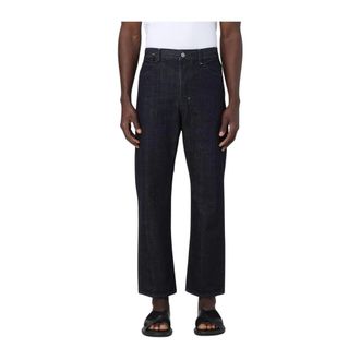 Jacquemus Classic Denim Straight Leg Jeans - male - Jacquemus - Straight Fit Jeans - Blue - W32 - Jeans