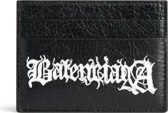 Balenciaga Cash Card Holder Diy Metal Black White 5943092AAW31090