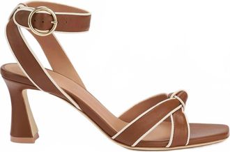 Malone Souliers Womens Rudi 70 Open Toe Sandal In Oak/cream