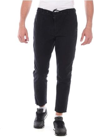 Daniele Alessandrini Jeans - Heren - Slim Fit Broeken - Zwart - M - Katoen - Broeken