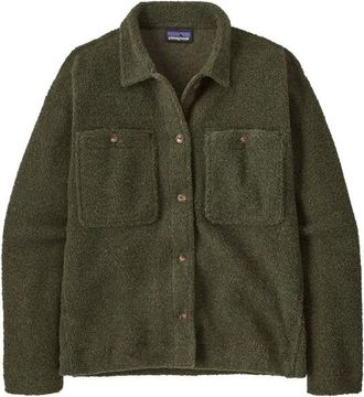 Patagonia Reclaimed Sweater Shirt Jacket Freizeitjacke f&uuml;r Damen | oliv