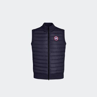 Canada Goose HyBridge Knit Vest (Men, Navy, S)