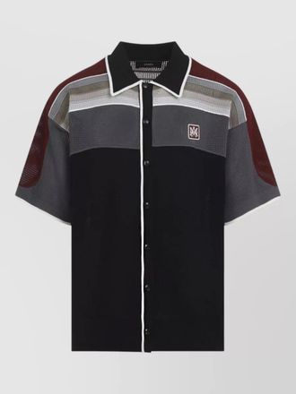Amiri ma sport shirt short sleeve color block