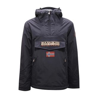 Napapijri Heren, Jassen, Blauw, Maat: S Fleece