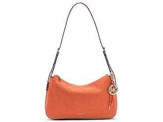 Michael Kors Nolita Medium Top Zip Convertible Shoulder Womens Handbags Mimosa, Canvas/Polyurethane