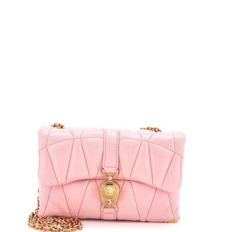 Versace Kleio Shoulder Bag Quilted Leather Mini