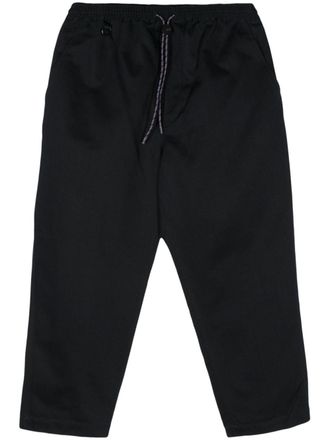 Comme Des Gar&ccedil;ons Cropped broek met trekkoord - Blauw