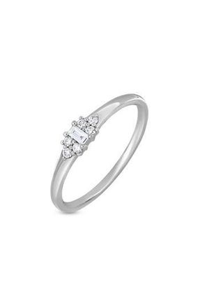 Bony Levy Dainty Diamond Cluster Ring in 18K White Gold at Nordstrom Rack, Size 6.5
