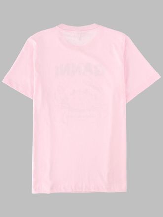 Ganni Organic Cotton T-Shirt - Pink