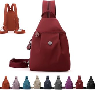 Generic 2026 Premium 3 in 1 Anti-Theft Travel Tote Bag, Waterproof 2-Way Commuter Bag, Waterproof Convertible Shoulder Bags (Red)