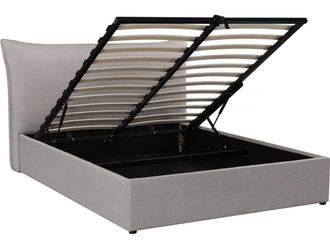 Habitat & Jardin Cama gris 214 x 166 x 106 cm