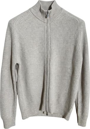 Masq Ribgebreid vest - Grijs