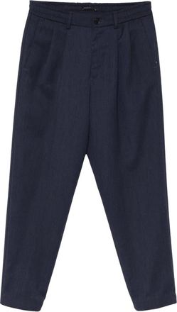 low brand Straight Broeken - Heren - Straight fit broeken - Blauw - W36 - Wol - Broeken