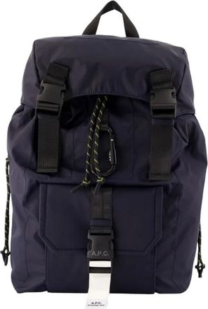 A.P.C. Trek 2.0 Rugzak - Heren - Rugzakken - Blauw - ONE Size - Nylon - Tassen