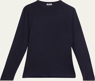 Cesare Attolini Mens Cashmere and Silk Crewneck Sweater