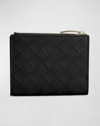 Bottega Veneta Small Bifold Zip Wallet