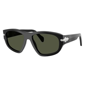 Persol Sunglasses, unisex, Black, Size: 58 MM Po0050S Irregular Frame Sunglasses
