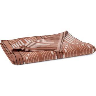 Coyuchi Morelia Jacquard Organic Cotton Beach Towel in Praline at Nordstrom, Size Bath Sheet