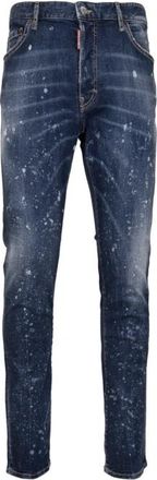 Dsquared2 Slim-fit Jeans - Heren - Slim Fit Jeans - Blauw - L - Katoen - Jeans